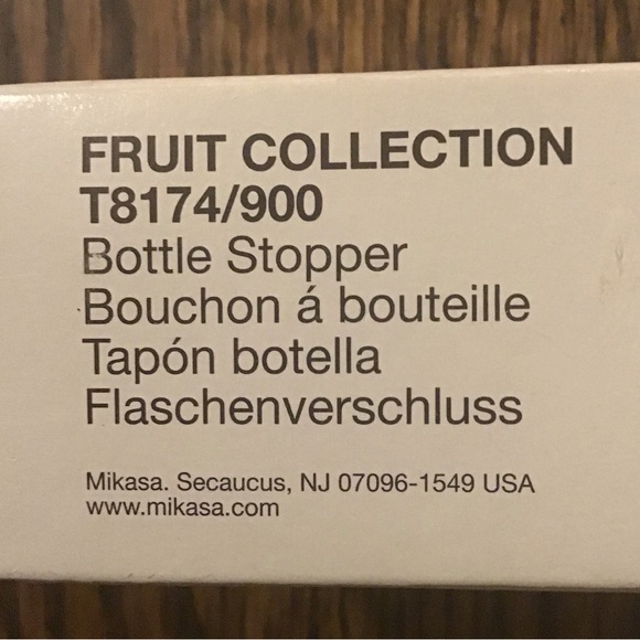 Mikasa ~ Bottle Stopper ~ Austrian Lead Crystal ~ NWT - Picture 3 of 6